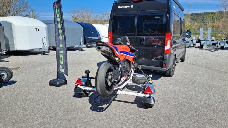 Remorque porte moto for one avignon alès montpellier uzès