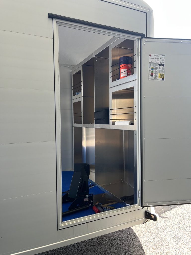 Module de rangement Laissac accessoires remorque fourgon debon deparis&co alès avignon uzès montpellier