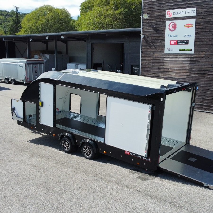 remorque fourgon debon roadster 255 aménagé dépôt vente