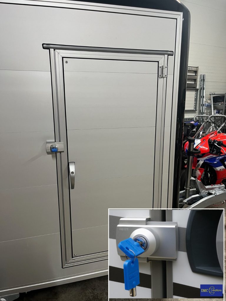 Système de verrouillage IMC accessoires remorque fourgon debon deparis&co alès avignon uzès montpellier