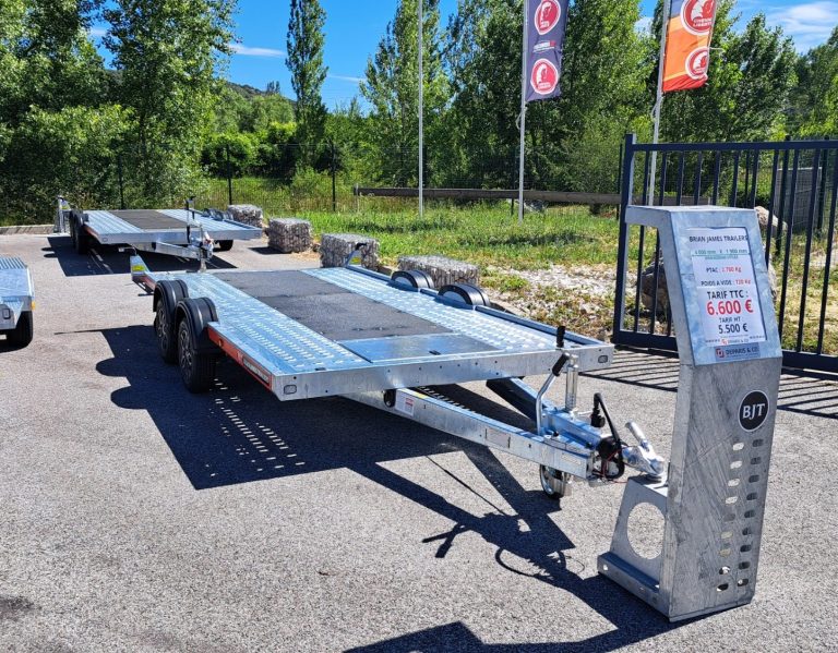 Remorque porte voiture a transporter brian james trailers 2700 kg 4m x 1,9m lussan alès bagnols avignon montpellier Remorque porte voiture a transporter brian james trailers 2700 kg 4m x 1,9m lussan alès bagnols avignon montpellier