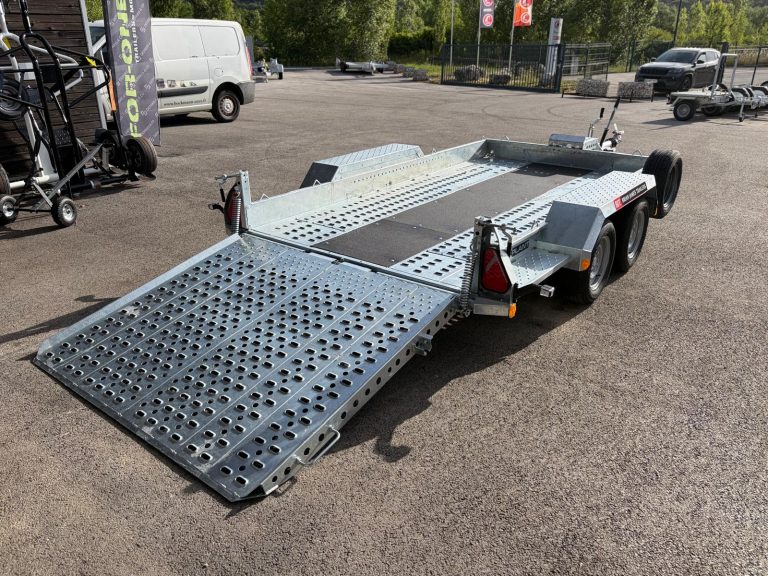 Remorque porte engin brian james trailers digger plant 3m2 x 1m7 neuf disponible lussan avignon montpellier bagnols alès