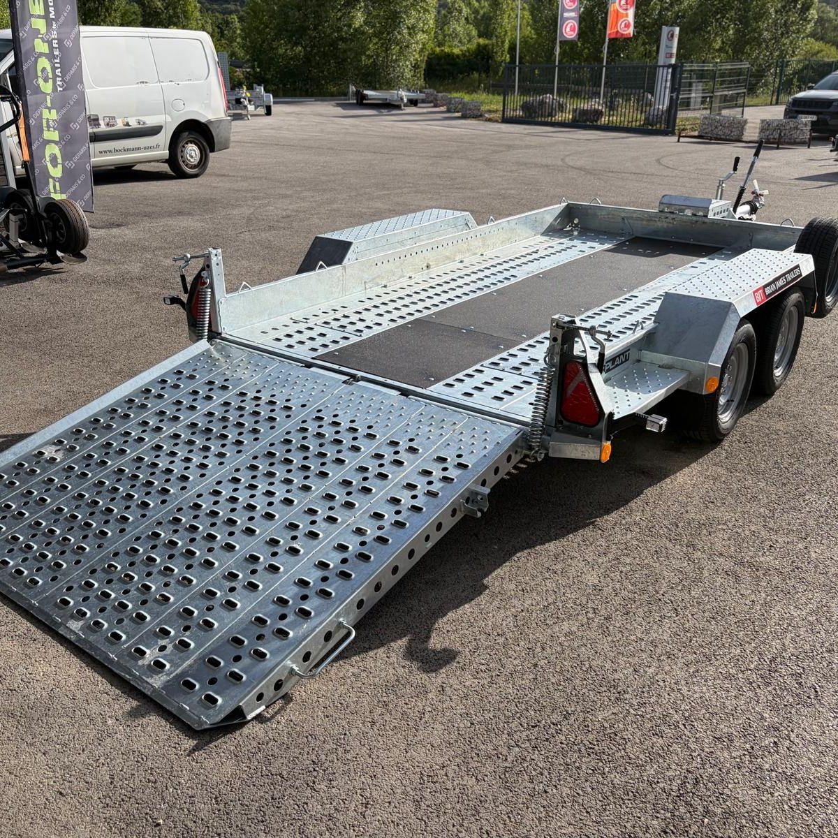 remorque porte engin brian james digger plant 3.2 1.6 3500 kg