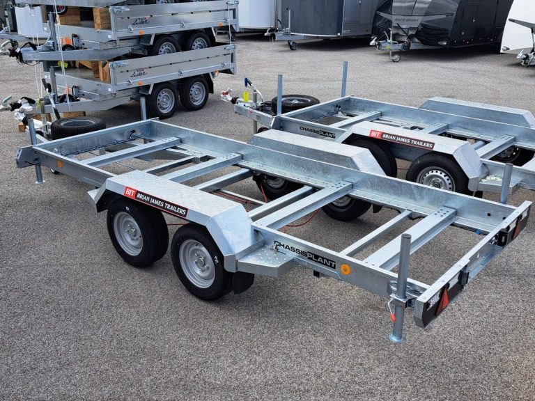 Remorque porte générateur Brian James Chassis Plant 3.8 x 1,3m Remorque porte générateur Brian James Chassis Plant 3.8 x 1,3m
