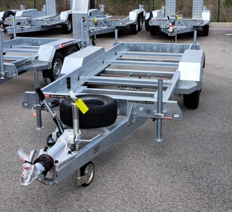 Remorque porte générateur Brian James Chassis Plant 3.8 x 1,3m Remorque porte générateur Brian James Chassis Plant 3.8 x 1,3m