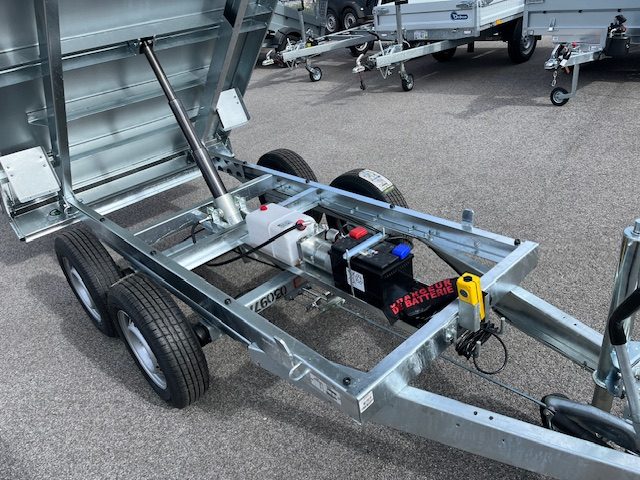 Remorque benne Lider 39600 PE pompe électrique