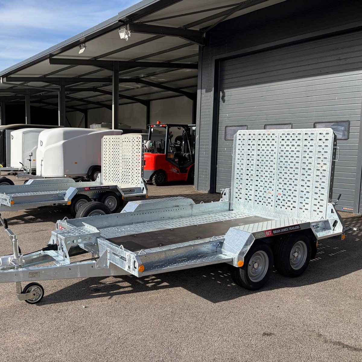 remorque porte engin brian james digger plant 3.2 1.6 3500 kg