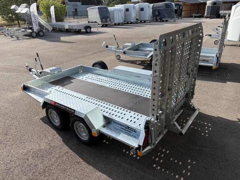 Remorque porte engin brian james trailers digger plant 3m2 x 1m7 neuf disponible lussan avignon montpellier bagnols alès